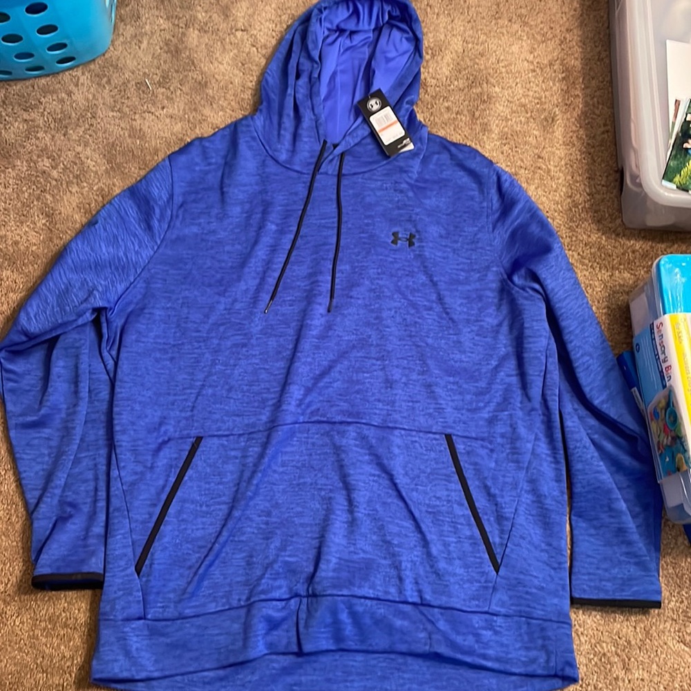 Men’s under armour hoodie NWT! Blue